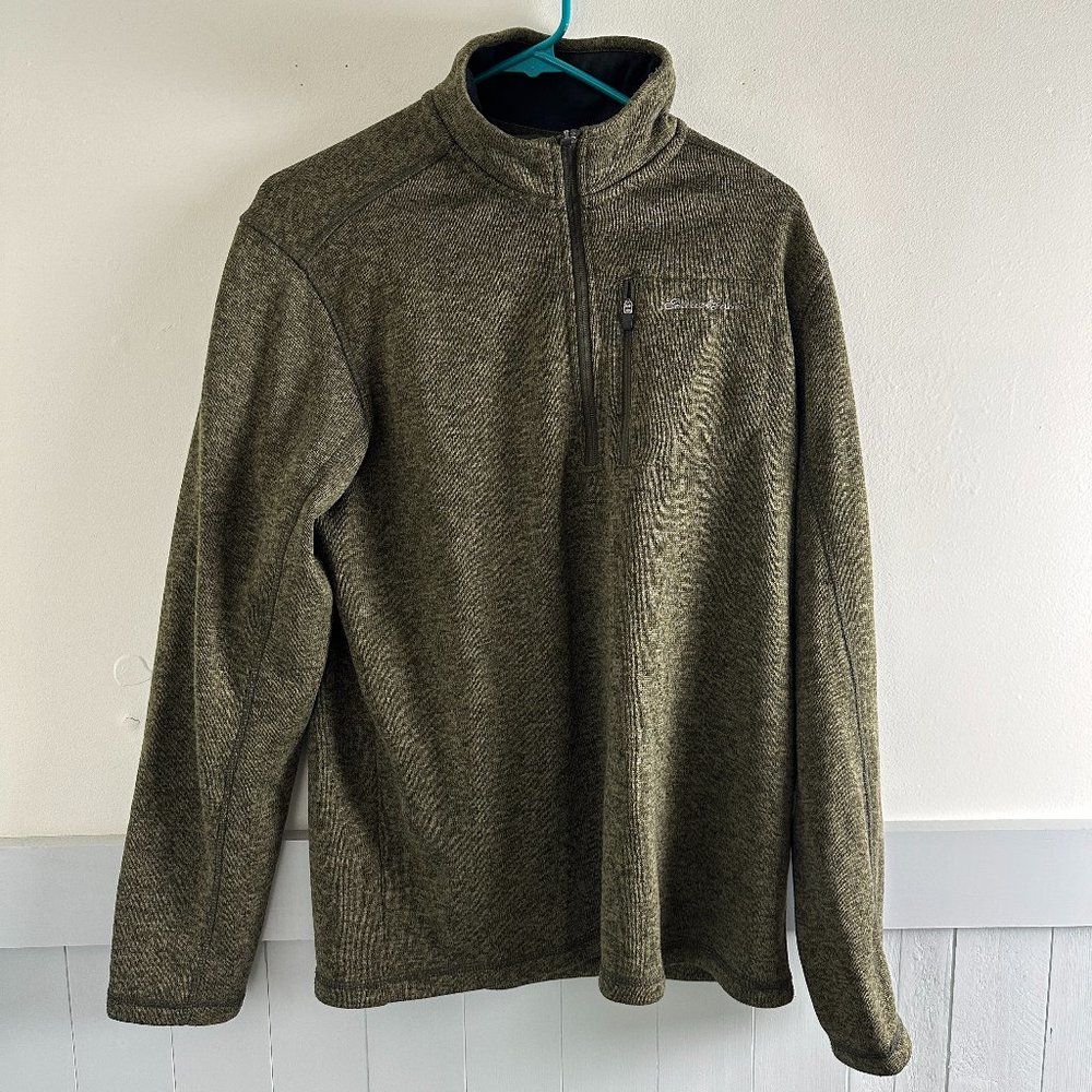 EDDIE BAUER RADIATOR FLEECE 1/4-ZIP - MEN'S MEDIUM